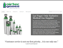 Tablet Screenshot of airtecgases.com